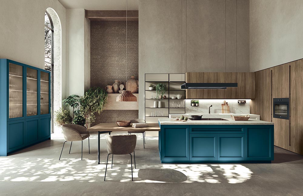 Stosa Palio kitchen - tradition blended with modern severity